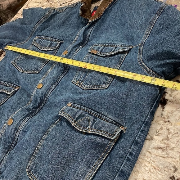 Vintage Wrangler Denim Sherpa Jacket - Picture 15 of 16